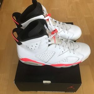 Air Jordan 6 white Infrared